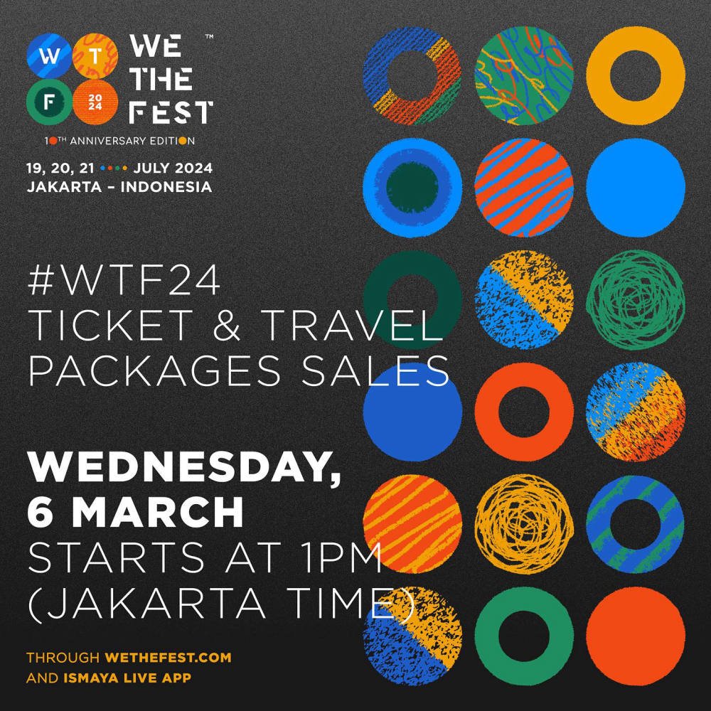 We The Fest 2024: Festival Musik Terbesar di Asia Tenggara Mengumumkan Penjualan Tiket