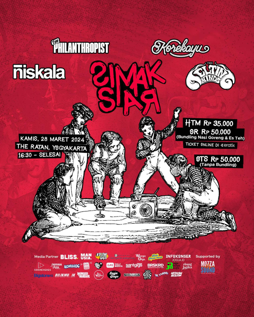 Simak Siar Gigs Vol 5: Malam Penuh Musik dan Kehangatan di Yogyakarta