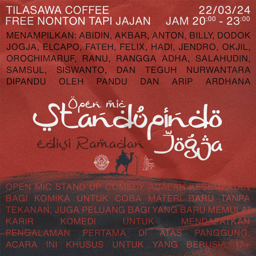 Sambut Ramadan dengan Tawa di Standupindo Jogja Edisi Khusus!