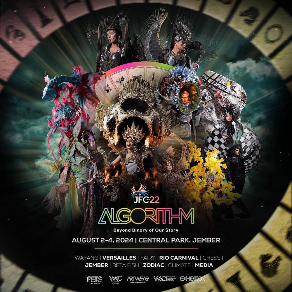 Jember Fashion Carnaval 2024: Eksplorasi Budaya dan Kreativitas dalam Tema “Algorithm” Jember Fashion Carnaval 2024: Eksplorasi Budaya dan Kreativitas dalam Tema “Algorithm”