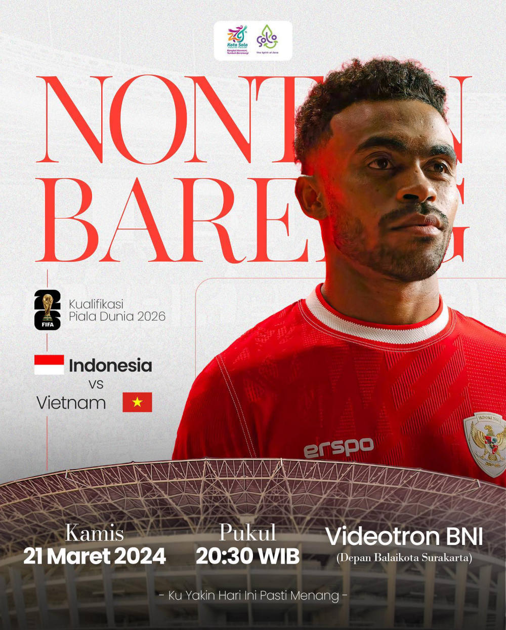 Bersiaplah Untuk Keseruan Nonton Bareng Kualifikasi Piala Dunia 2026: Indonesia vs Vietnam!