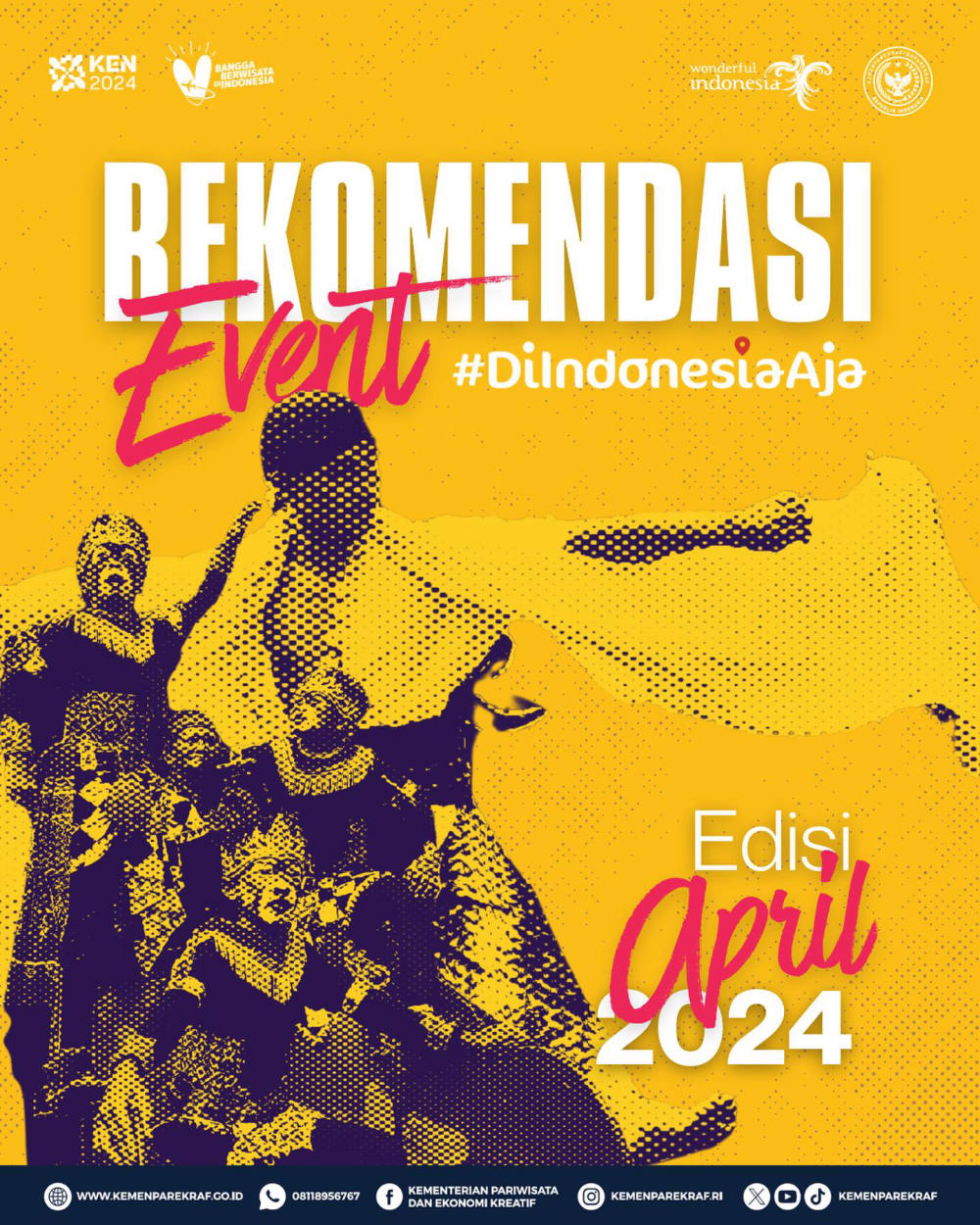 Warna-Warni Budaya Nusantara: Empat Festival Imperdible di April 2024