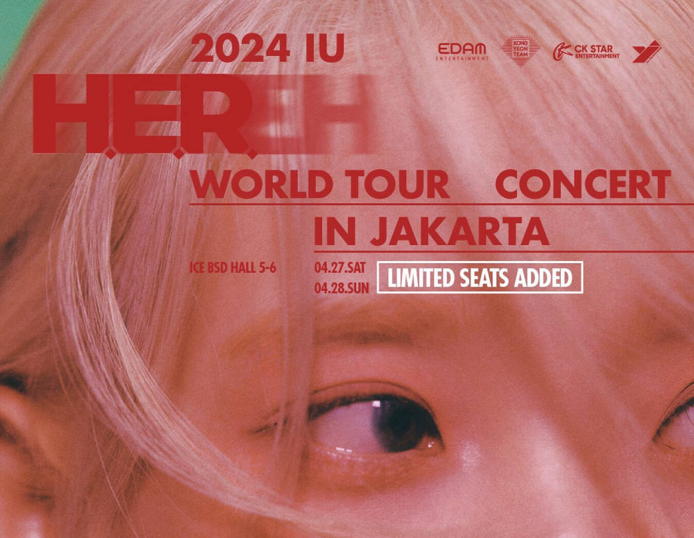 Jangan Lewatkan! Kursi Tambahan Dibuka untuk Konser IU H.E.R. WORLD TOUR 2024