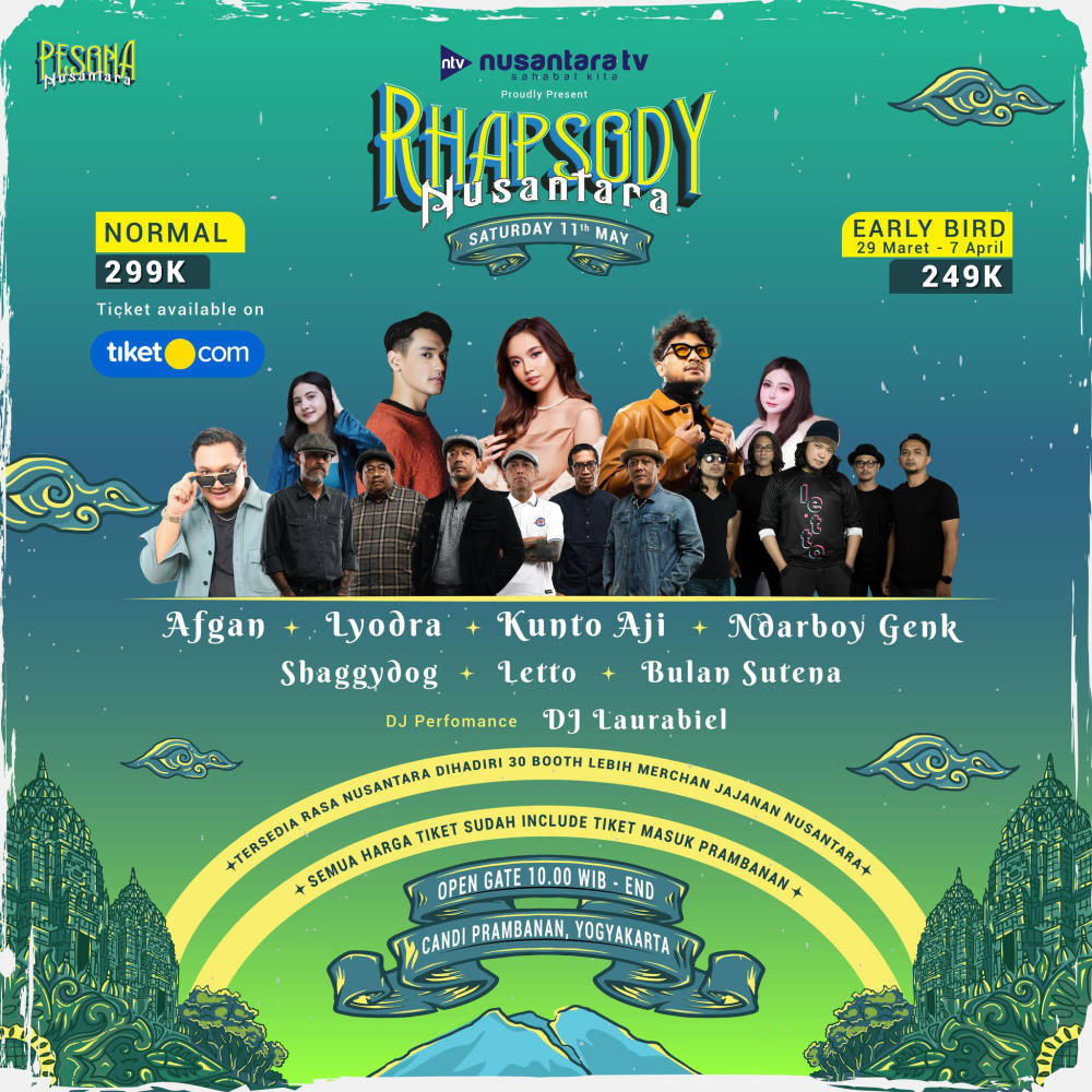 Rhapsody Nusantara: Perayaan Musik dan Kuliner di Candi Prambanan