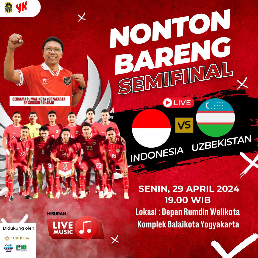 Antusiasme Masyarakat Yogyakarta Sambut Semifinal Piala Asia U23 2024: Indonesia vs Uzbekistan