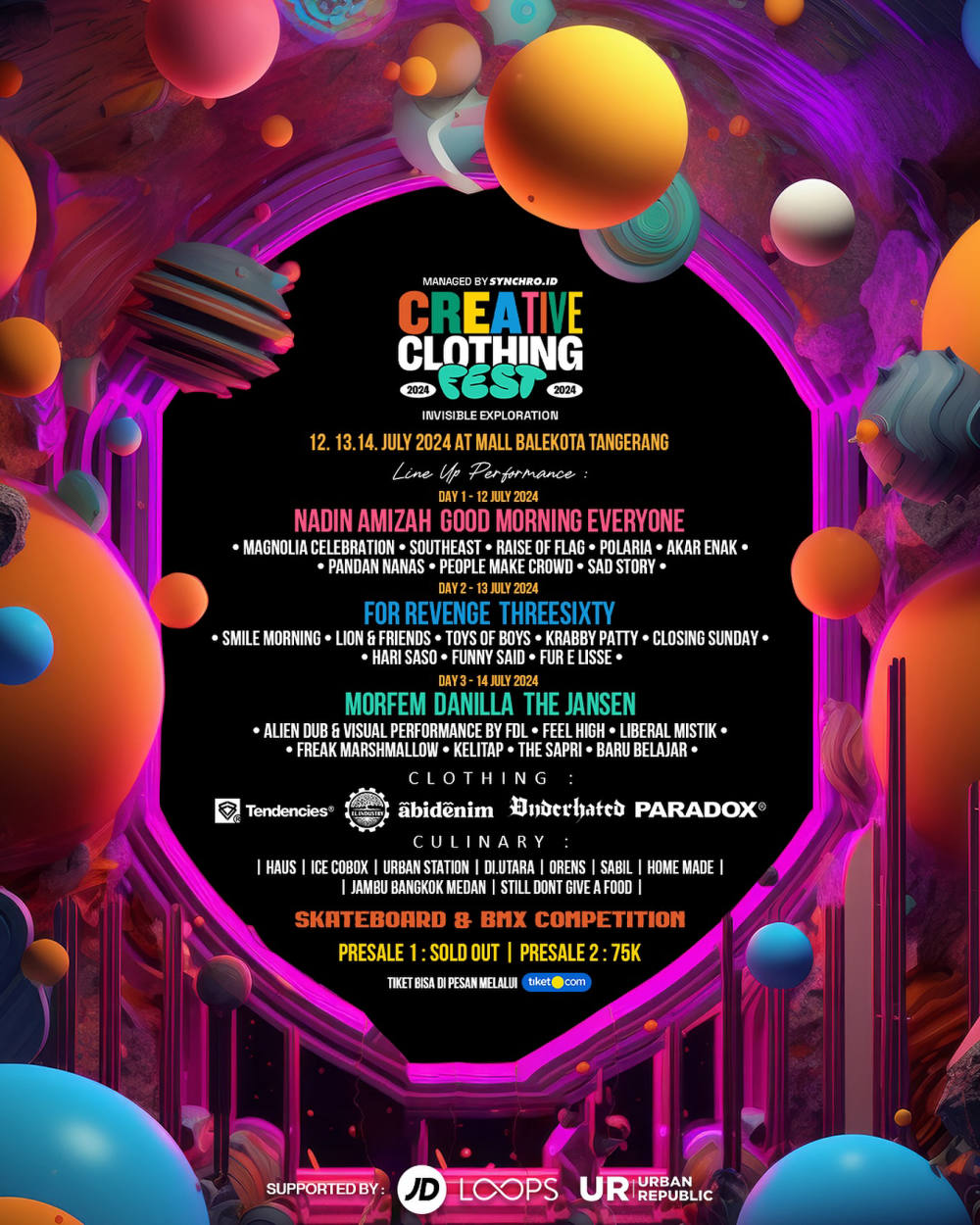 Creative Clothing Fest 2024 di Mall Balekota Tangerang