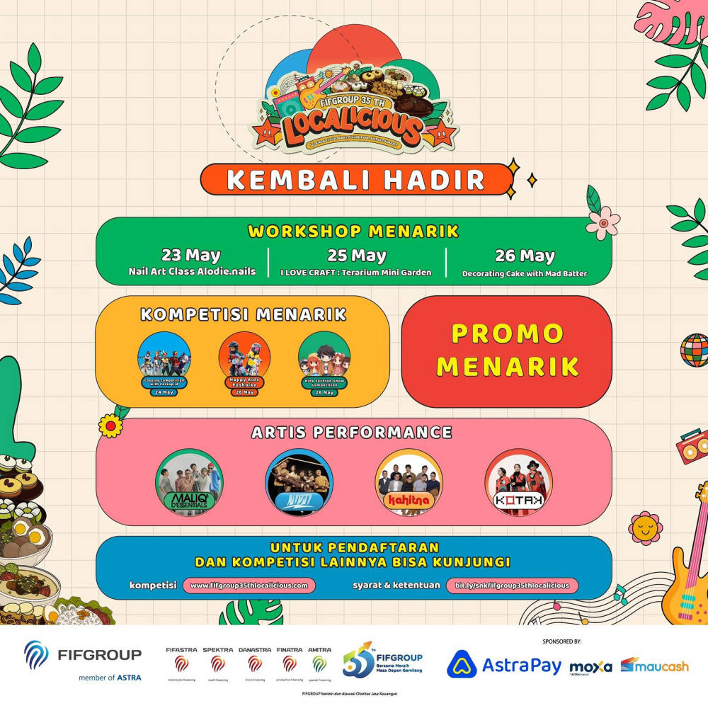 FIFGROUP 35th Localicious: Festival Seru di Plaza Parkir Timur GBK Senayan