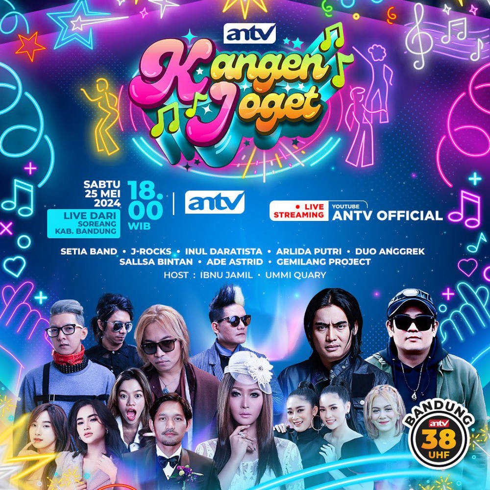 Acara “Kangen Joget” ANTV di Soreang, Bandung pada 25 Mei 2024