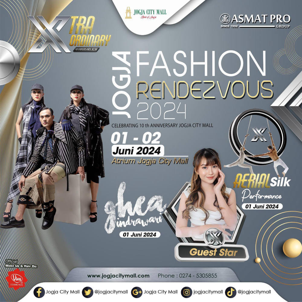 Ghea Indrawari dan Kejutan di Xtraordinary Anniversary Jogja City Mall