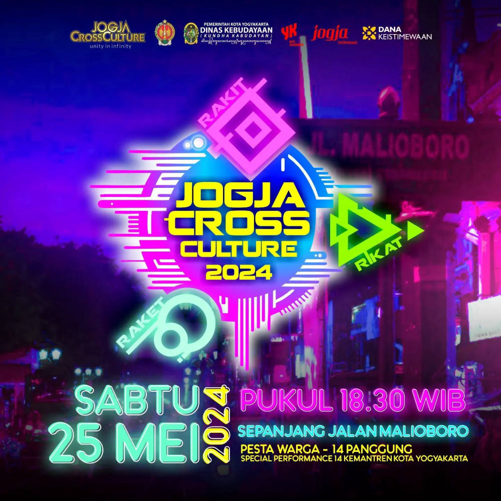 Jogja Cross Culture 2024: Perayaan Budaya di Jantung Yogyakarta