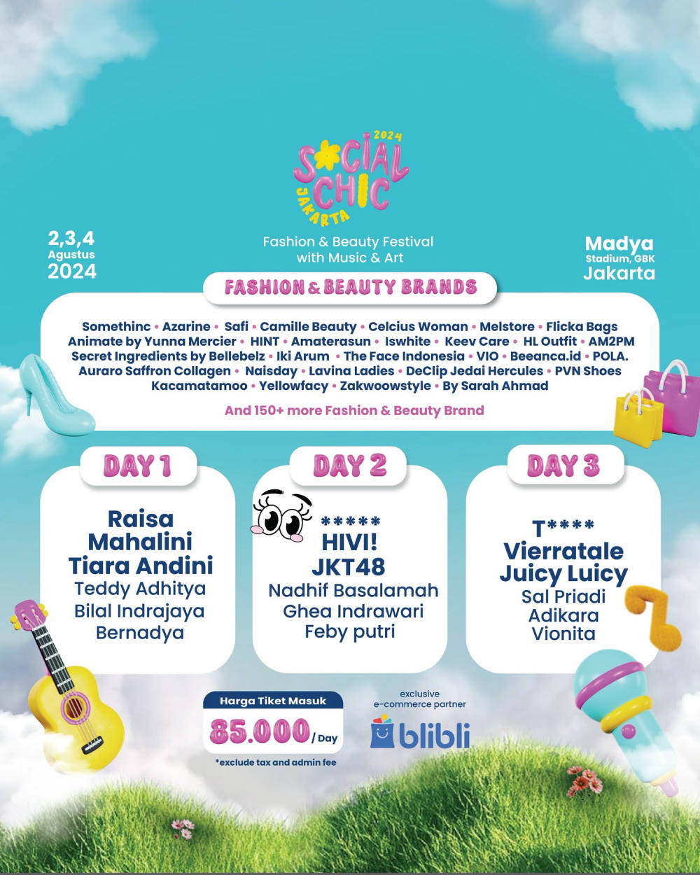 Social Chic Festival Fashion dan Kecantikan Kembali Hadir di Jakarta
