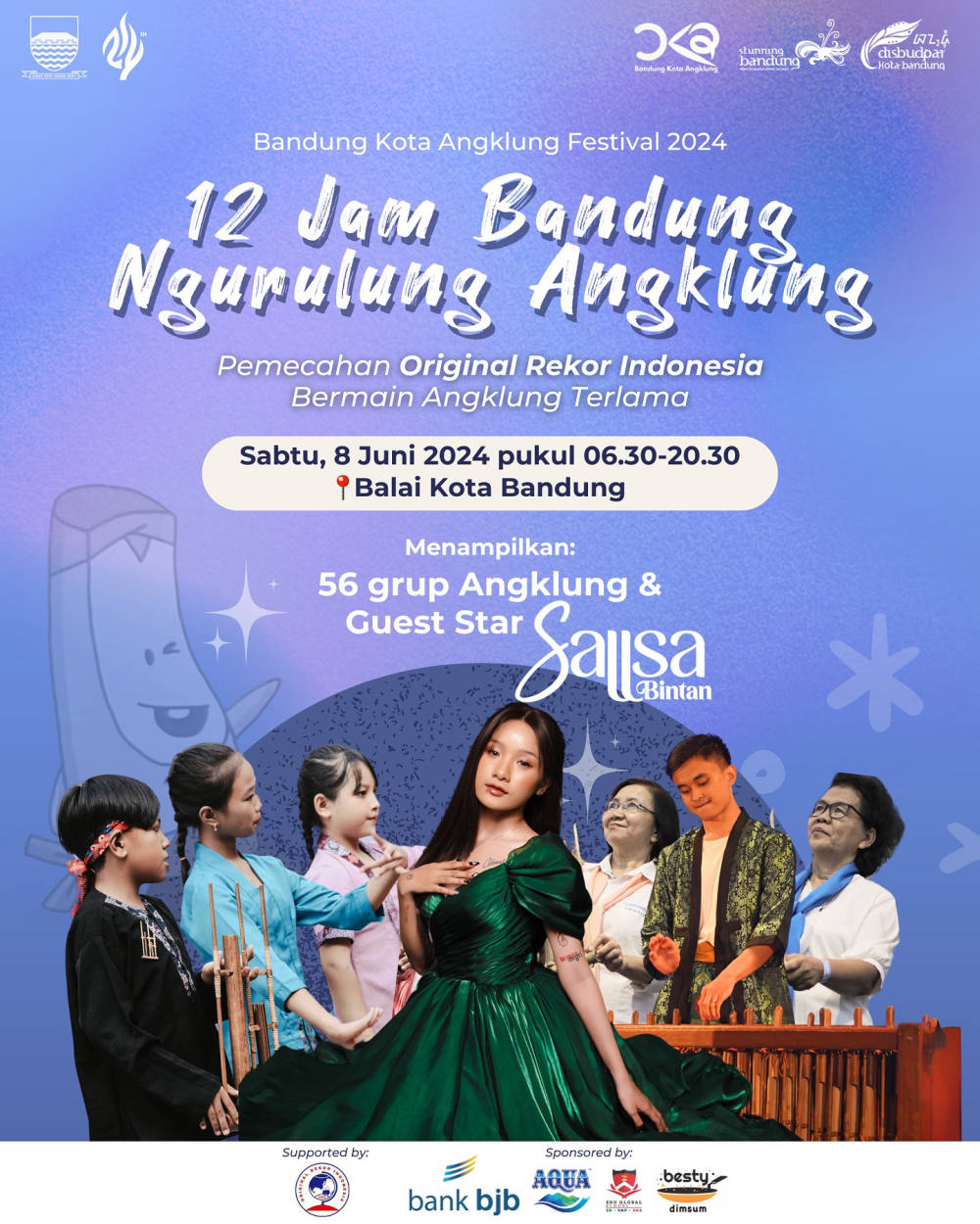 Bandung Siap Gelar 12 Jam Pertunjukan Angklung: Rayakan ‘Bandung Kota Angklung’