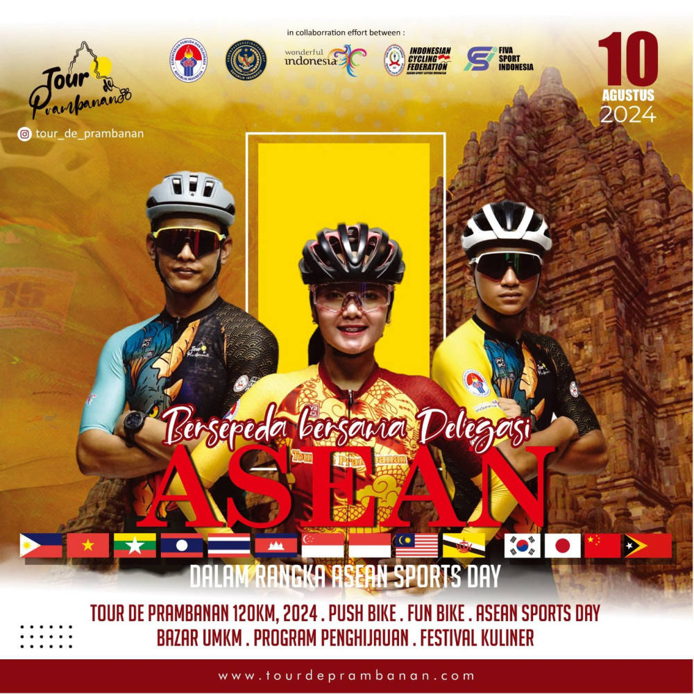 Tour de Prambanan 2024 Kembali Digelar: Bagian dari Indonesia Cycling Series 2024