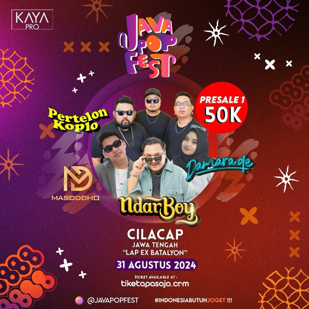 Jelajahi Pesona Musik Pop Jawa di Java Pop Fest Cilacap