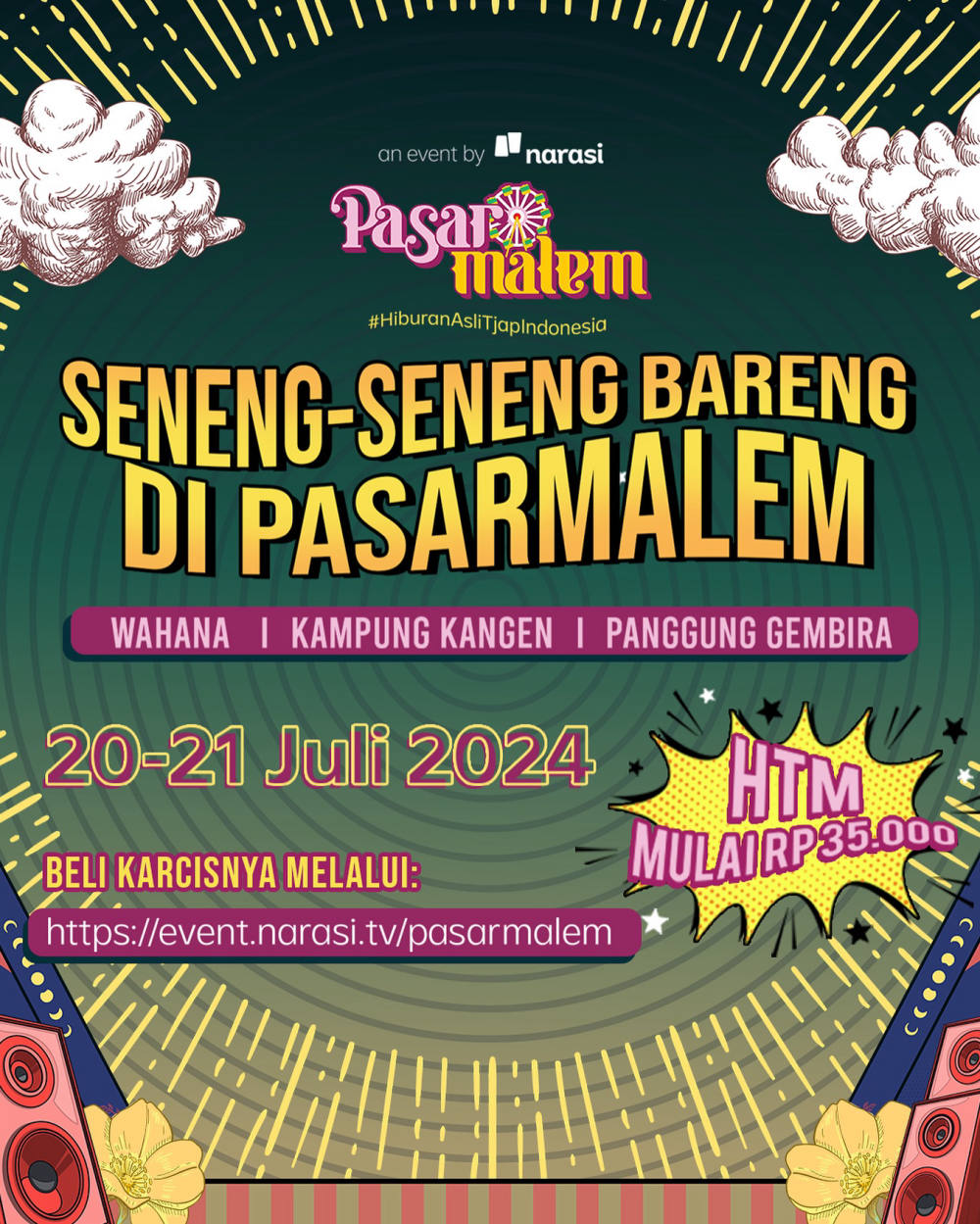 Pasar Malam Kembali Hadir di Gelora Bung Karno