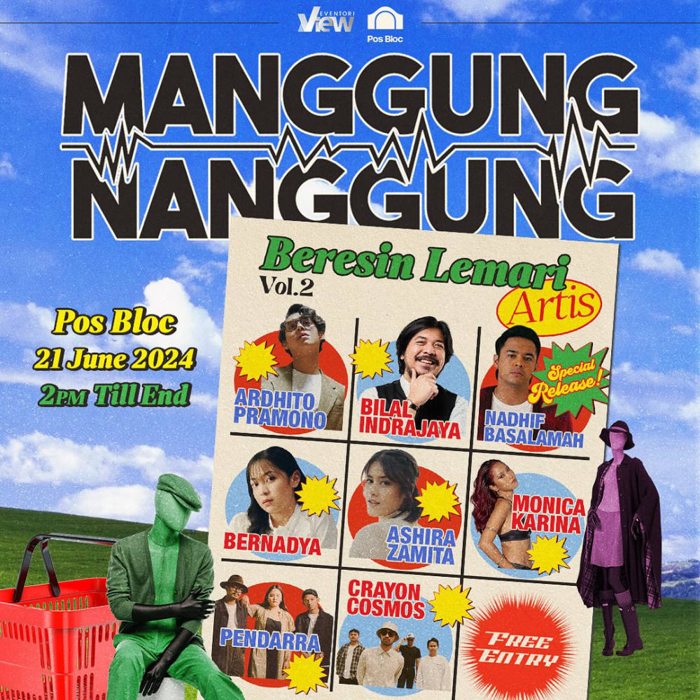 Konser Gratis di Pos Bloc: “Manggung Nanggung Beresin Lemari Artis”