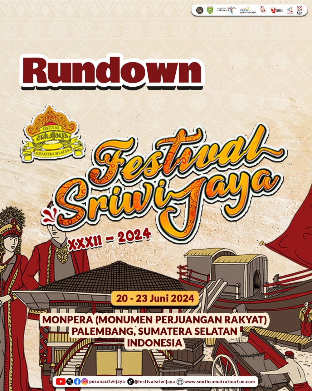 Festival Sriwijaya 2024: Merayakan Kekayaan Budaya di Sumatera Selatan