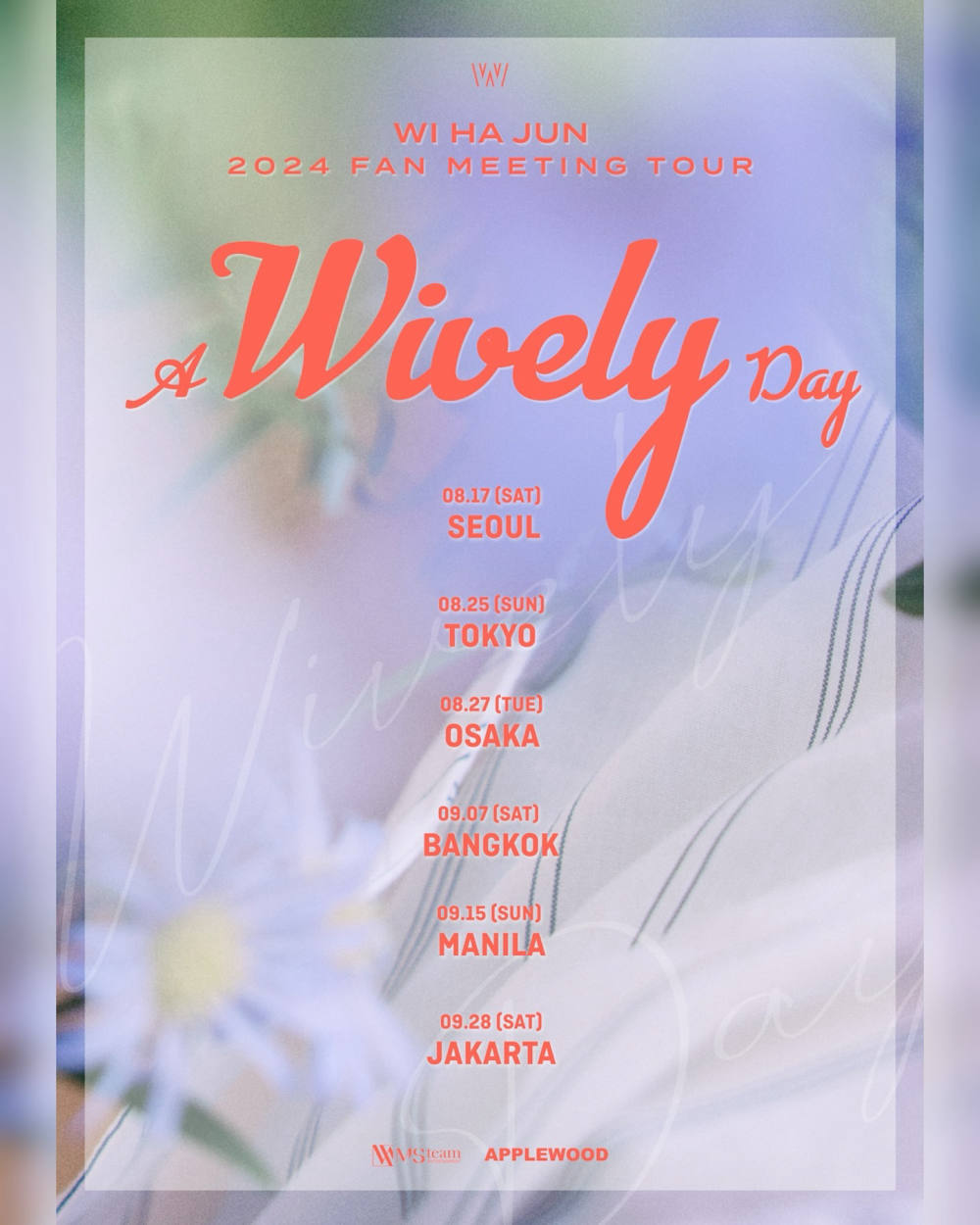 Wi Ha Jun 2024 Fan Meeting Tour “Wively Day” Akan Singgah di Jakarta