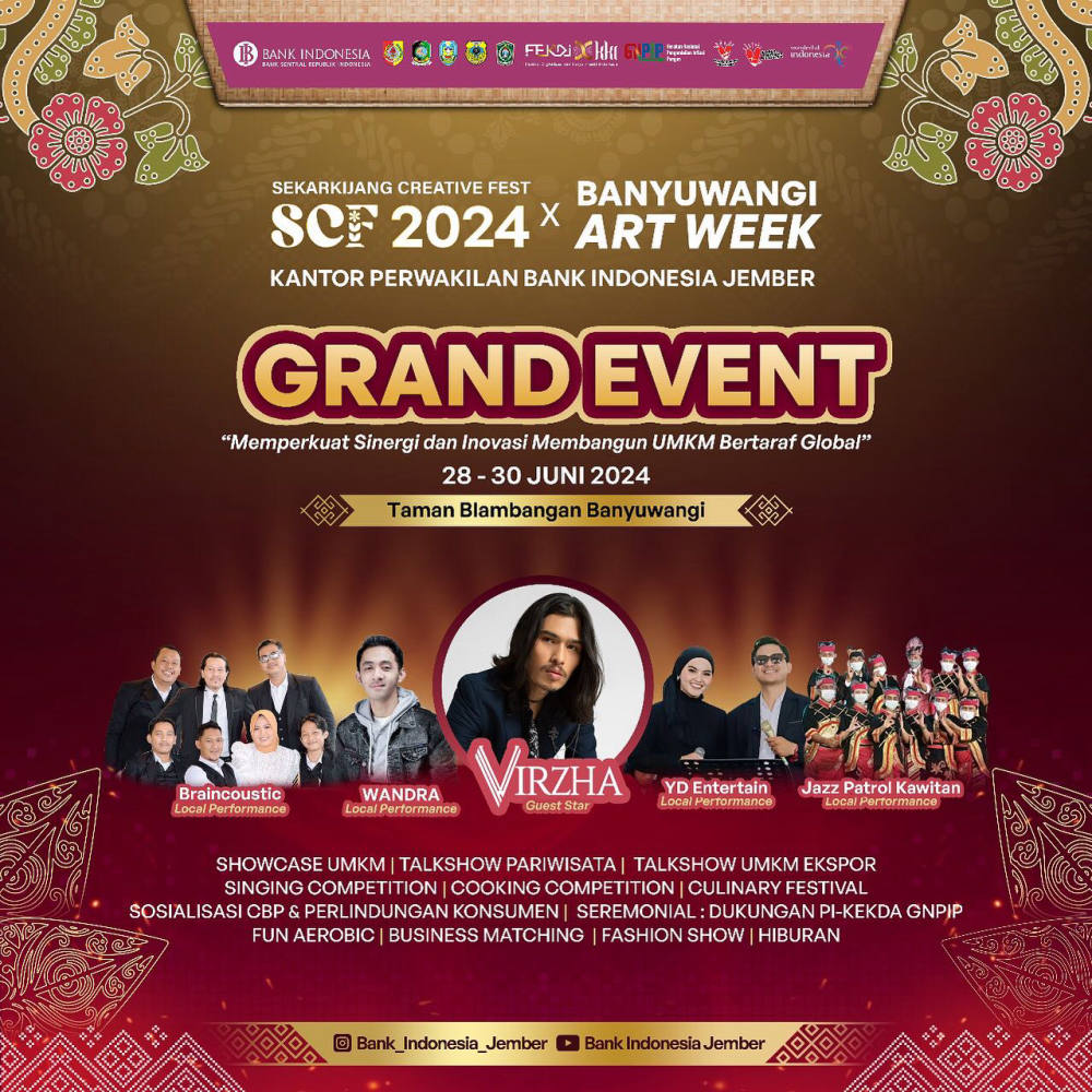 Sekarkijang Creative Fest dan Banyuwangi Art Week 2024: Mendorong Inovasi UMKM Global