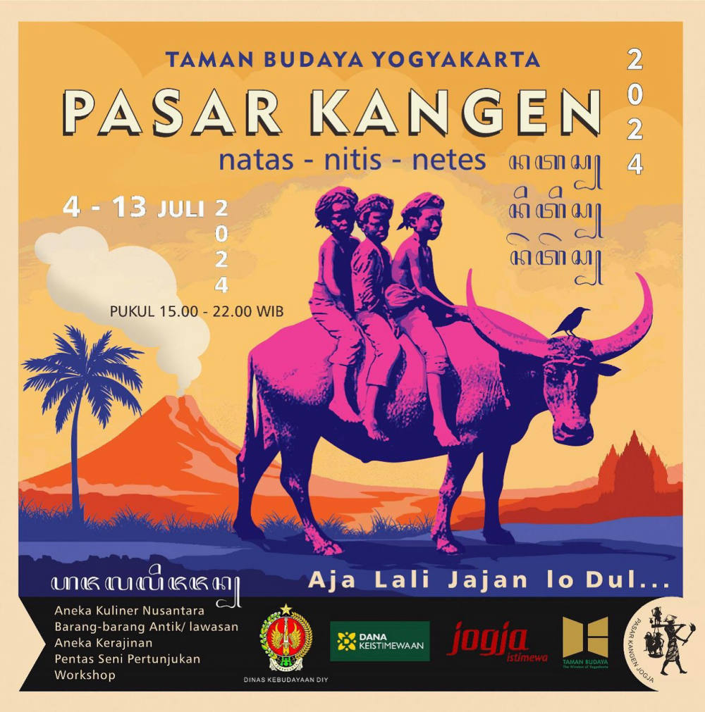 Pasar Kangen Kembali Hadir dengan Tema “NATAS NITIS NETES” di Bulan July 2024