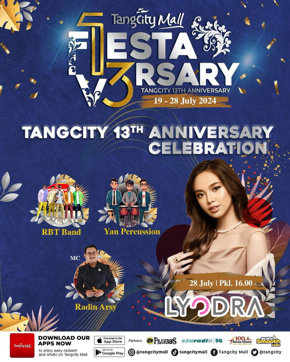 Konser Gratis Lyodra di Tangcity Mall untuk Merayakan Ulang Tahun ke-13 Tangcity