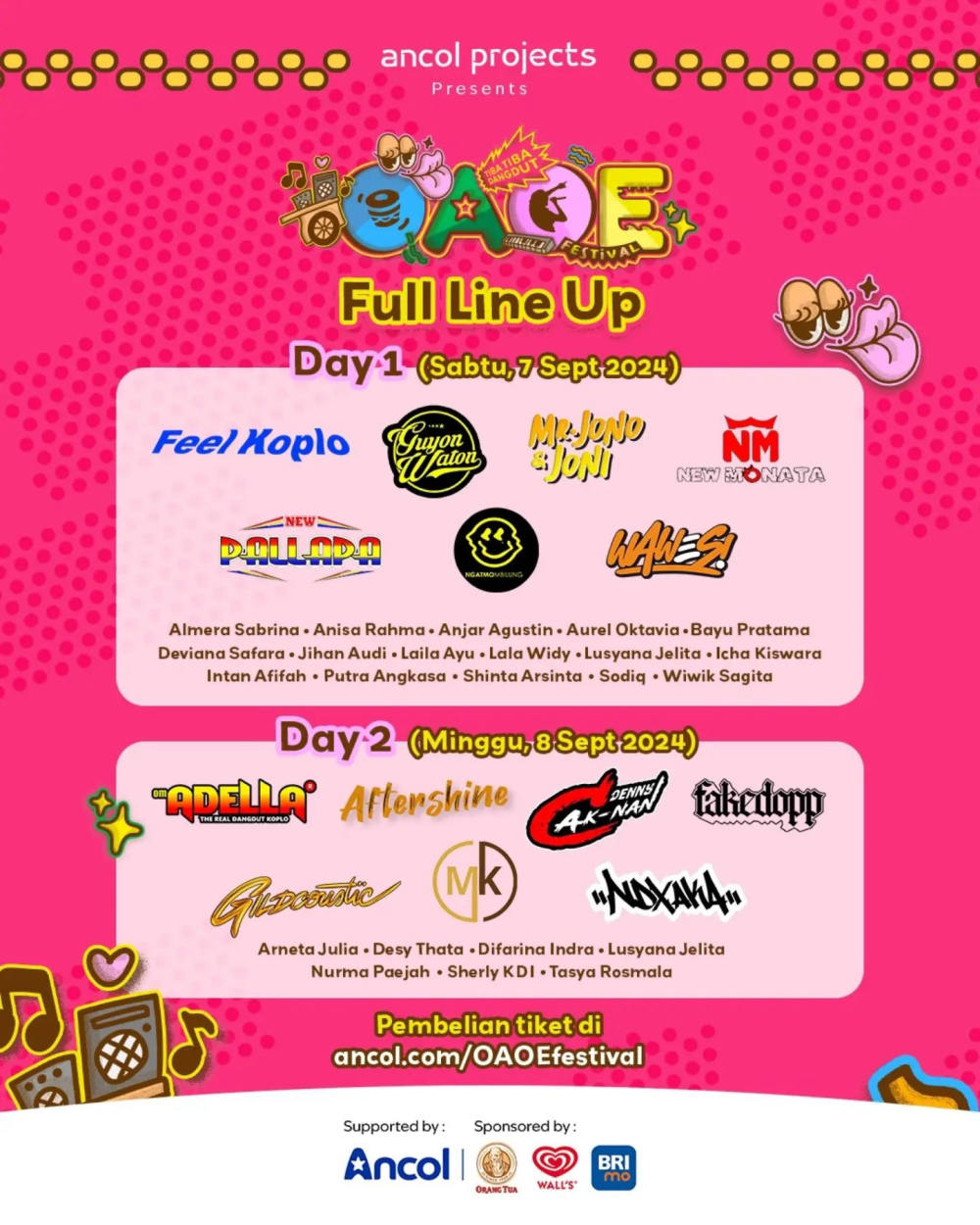 OAOE Festival 2024 Hadirkan Sensasi Musik Dangdut di Ecopark dan Ecovention Ancol