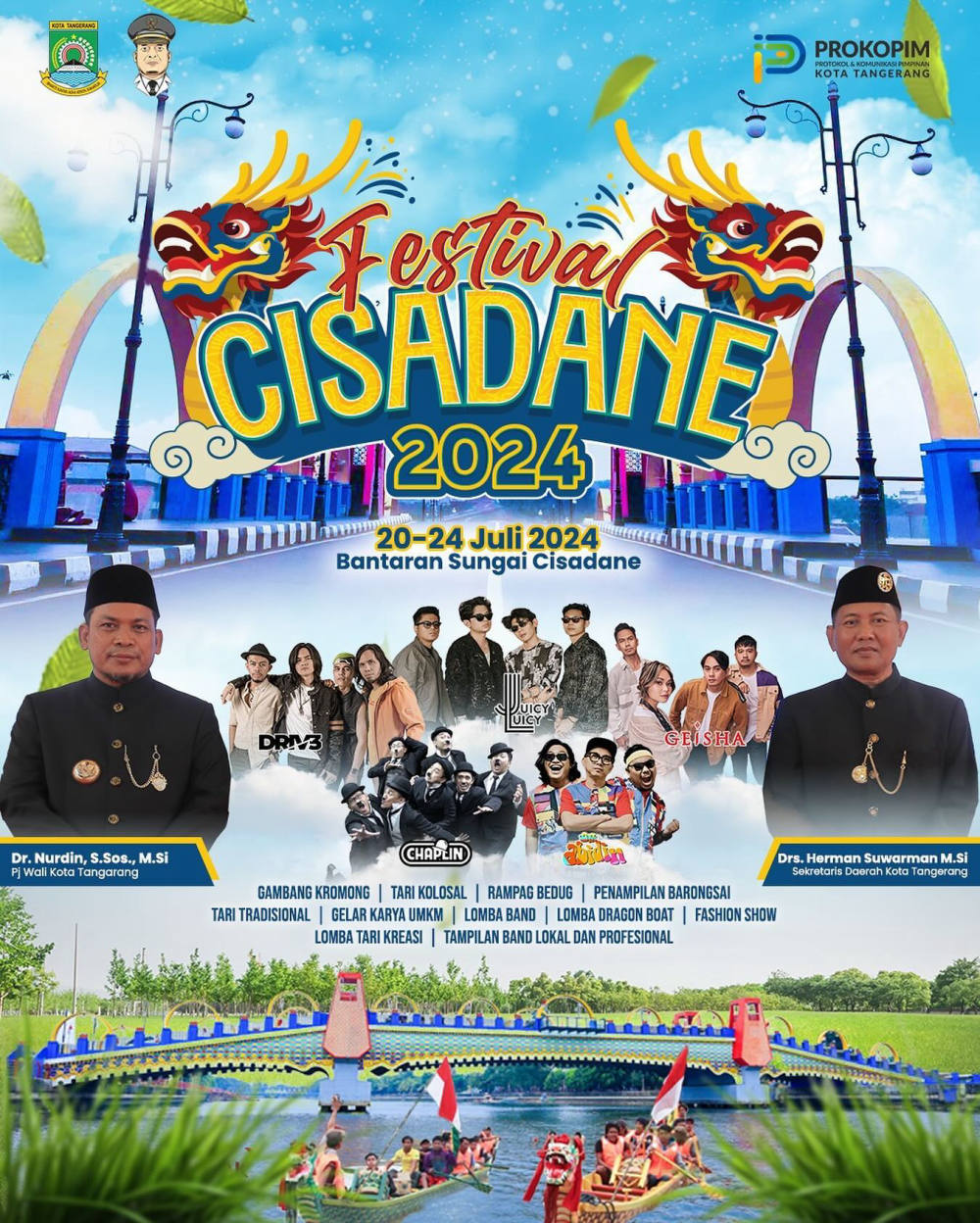 Festival Cisadane Kota Tangerang 2024 Akan Segera Digelar ‼️✨