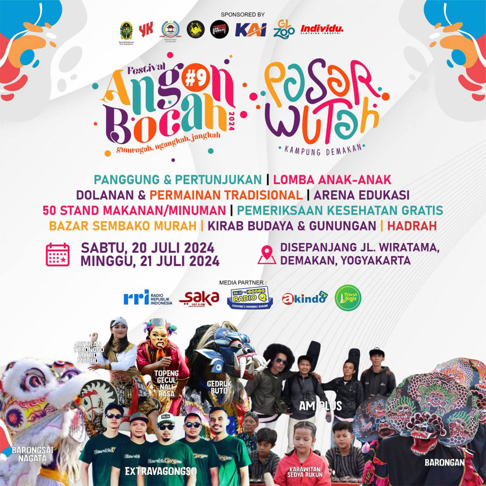 Festival Angon Bocah Demakan #9 dan Pasar Wutah Kampung Demakan 2024 Siap Meriahkan Yogyakarta Festival Angon Bocah Demakan #9 dan Pasar Wutah Kampung Demakan 2024 Siap Meriahkan Yogyakarta