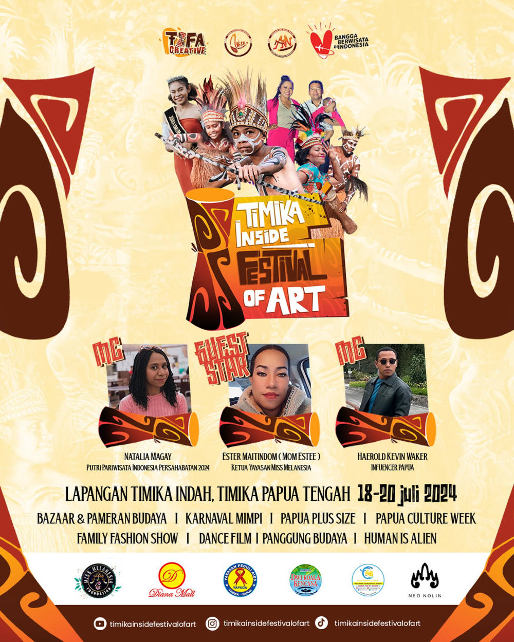 Timika Inside Festival of Art (TIFA) 2024: Merayakan Kekayaan Seni dan Budaya Papua