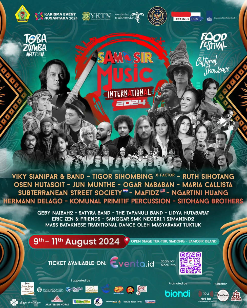 Samosir Music International 2024: Perayaan Musik dan Budaya di Pulau Samosir
