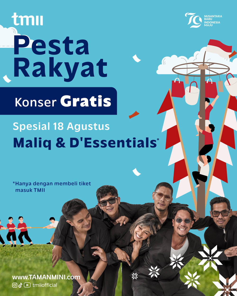 Jangan Lewatkan Konser GRATIS untuk Rayakan Kemerdekaan! Jangan Lewatkan Konser GRATIS untuk Rayakan Kemerdekaan!