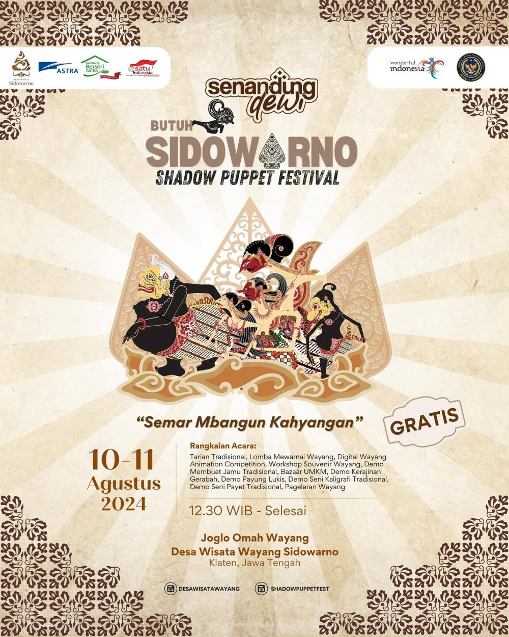 Senandung Dewi-Butuh Sidowarno Shadow Puppet Festival 2024