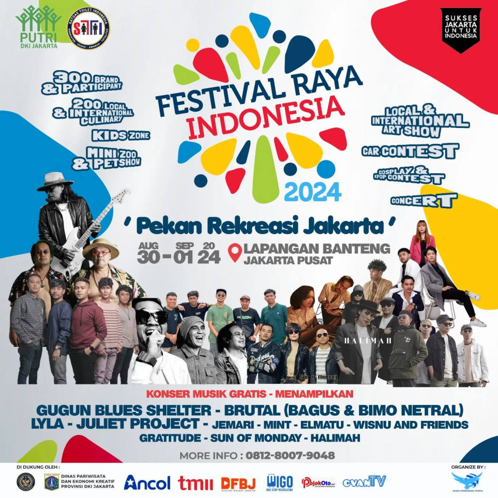 Festival Raya Indonesia 2024: Rayakan HUT Ke-79 RI dengan Penuh Semangat!