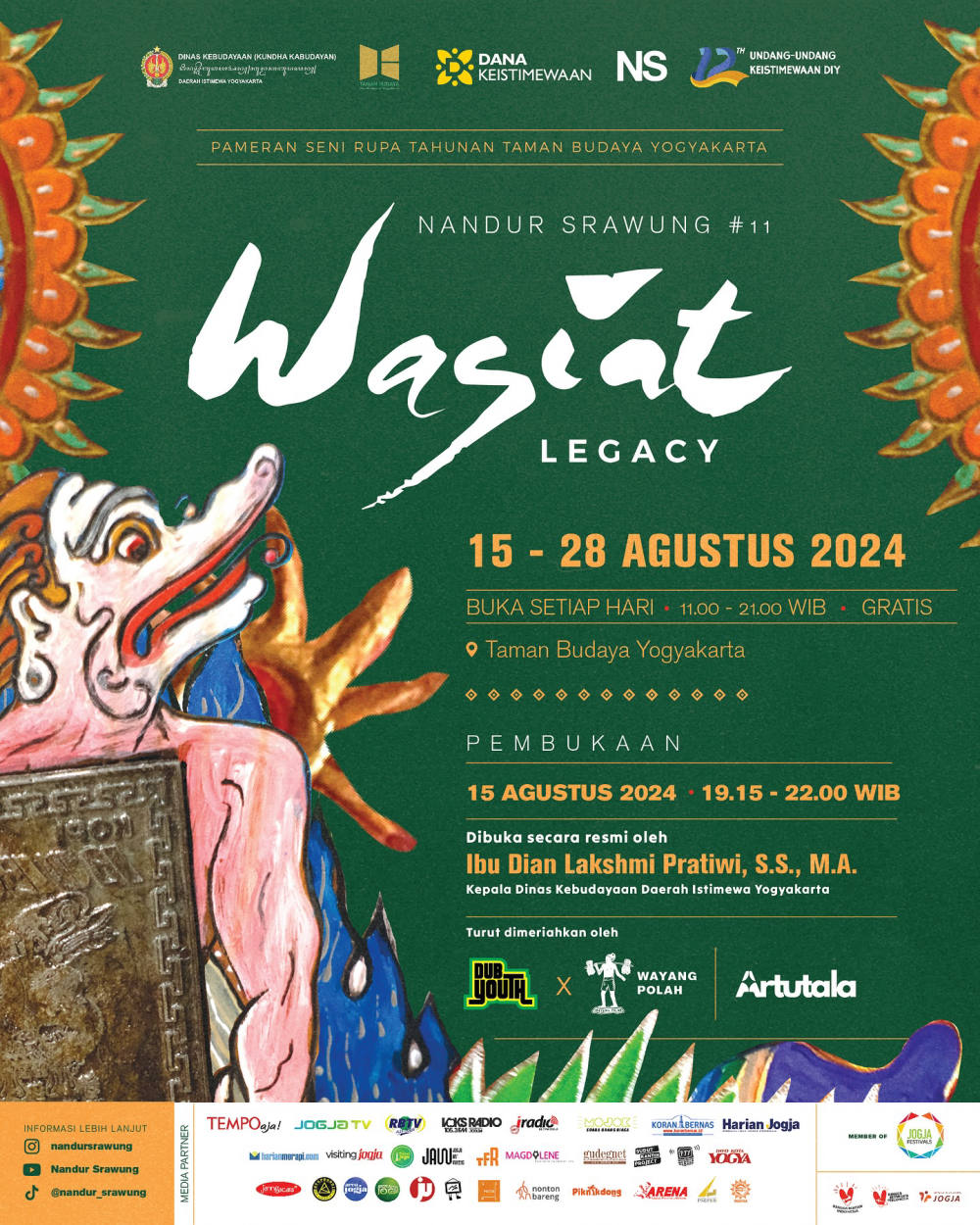 Pameran Nandur Srawung #11 “WASIAT: Legacy” Segera Hadir: Merangkai Warisan dengan Kreativitas