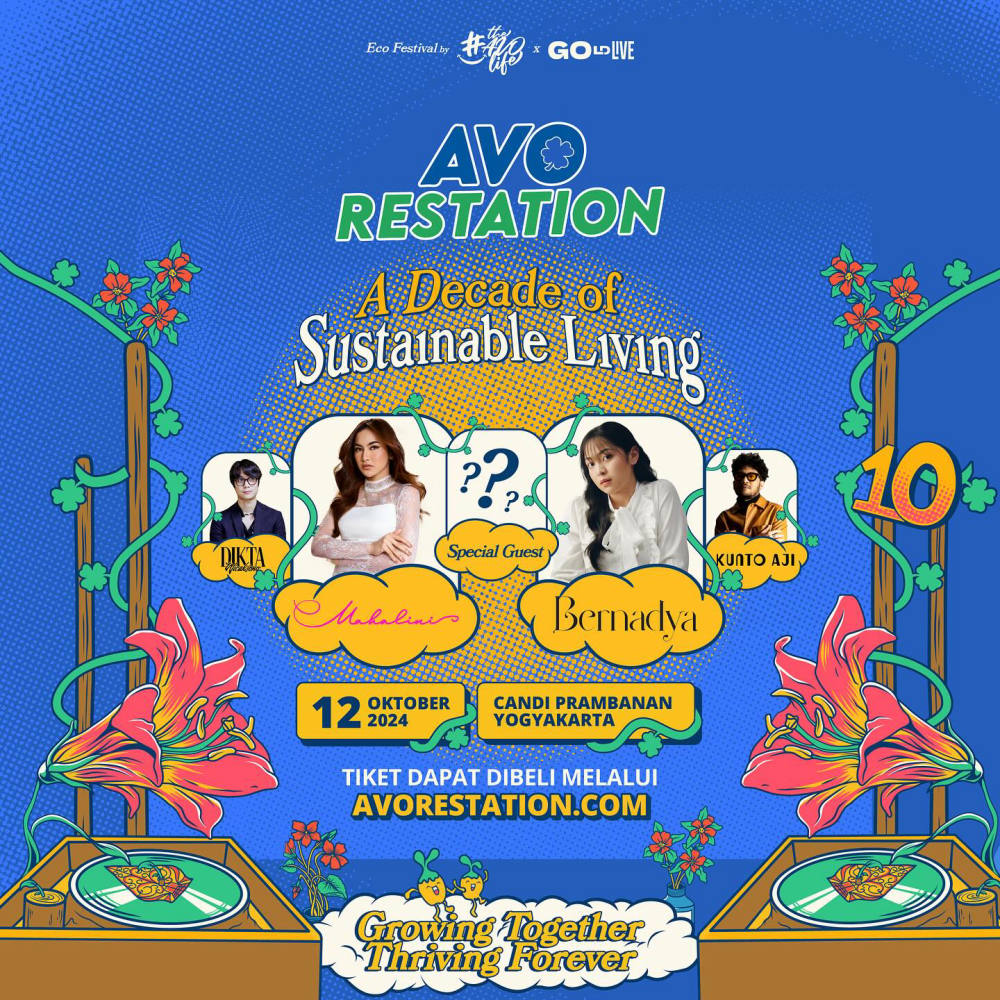 AVO Restation 2024: Perayaan Satu Dekade Hidup Berkelanjutan di Candi Prambanan