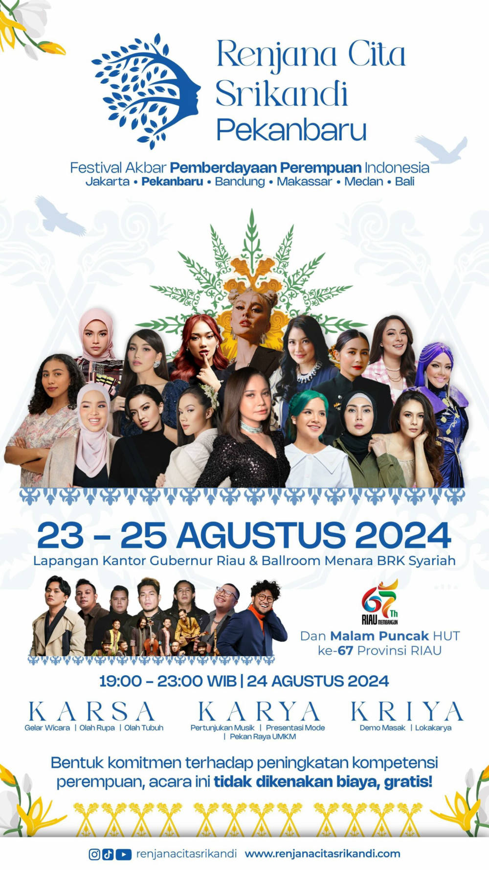 Festival Akbar Pemberdayaan Perempuan Indonesia: Renjana Cita Srikandi Pekanbaru 2024