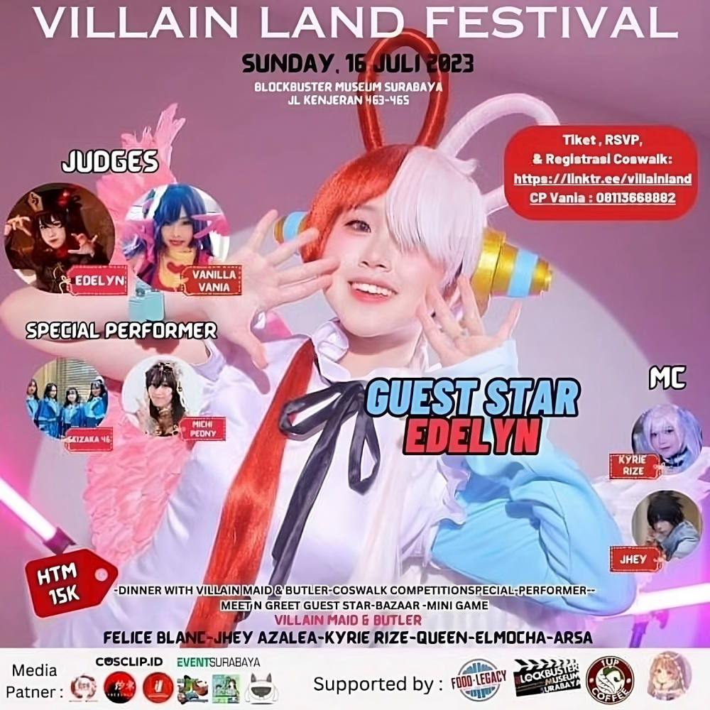 Dinner with Villains di VILLAIN LAND FESTIVAL Surabaya
