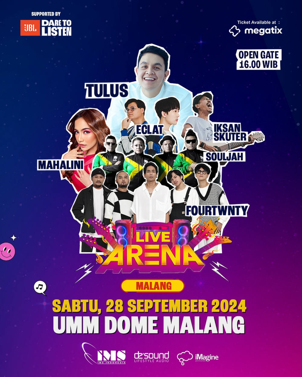 Live Arena Festival 2024 Siap Mengguncang Malang di UMM Dome