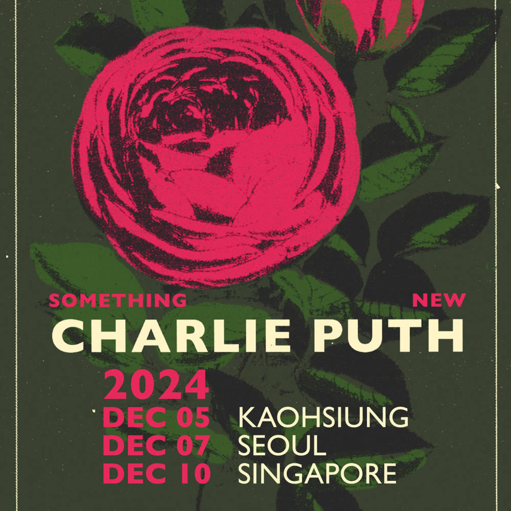 Charlie Puth Umumkan Tur Asia “Something New” di Akhir 2024