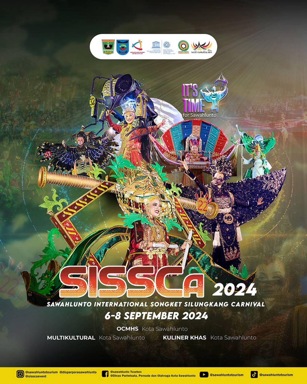 Sawahlunto International Songket Silungkang Carnival (SISSCa) 2024: “It’s Time for Sawahlunto” Sawahlunto International Songket Silungkang Carnival (SISSCa) 2024: “It’s Time for Sawahlunto”