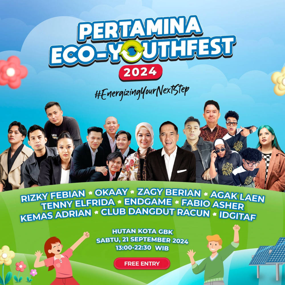Pertamina Eco Youth Fest 2024: Edukasi, Musik, dan Aksi Lingkungan di Hutan Kota GBK