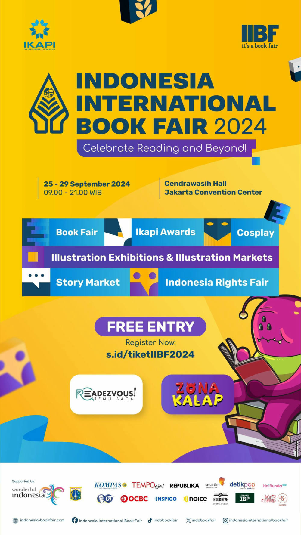 Merayakan Literasi dan Kreativitas di IIBF 2024