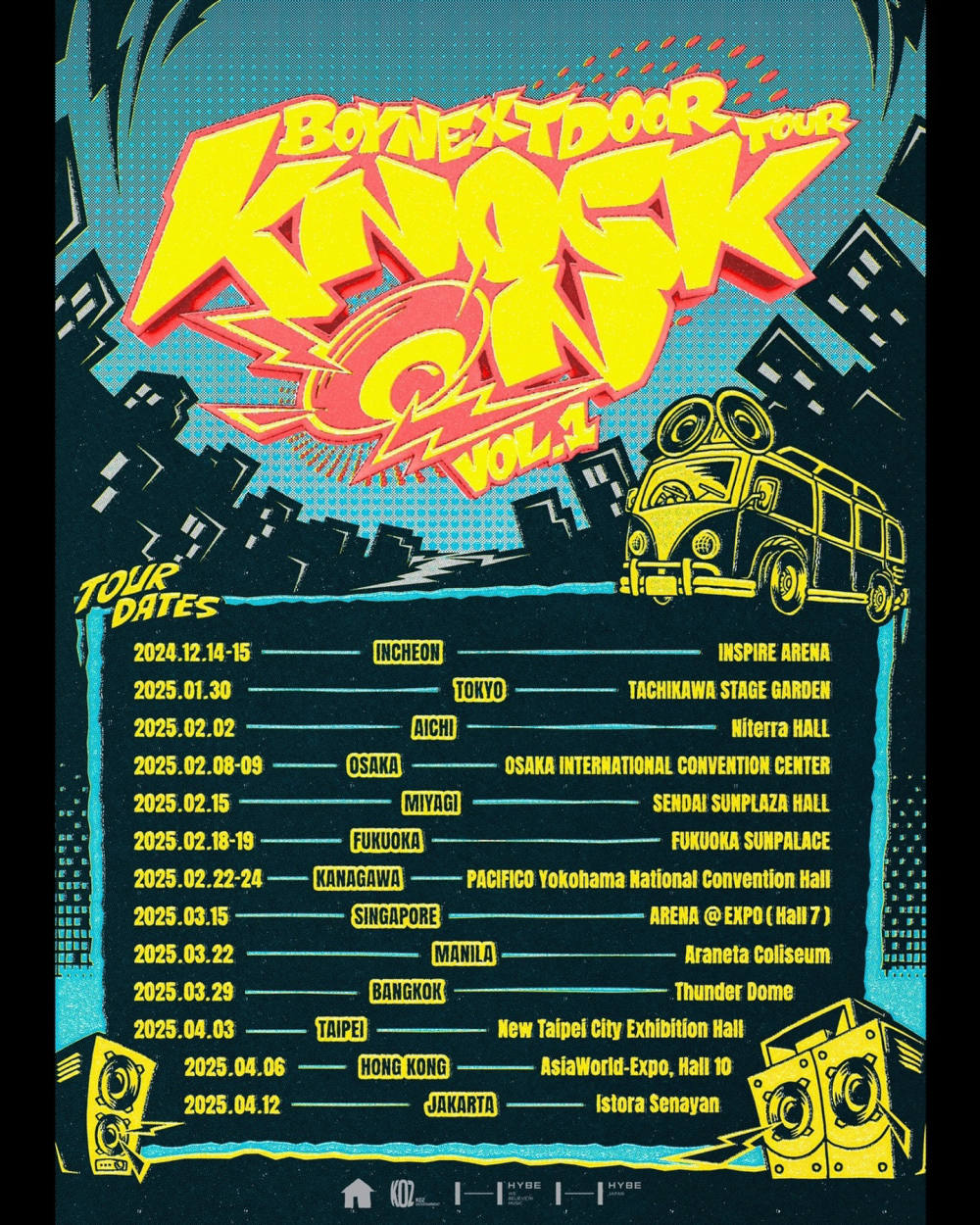 BOYNEXTDOOR Umumkan Konser Pertama di Jakarta Sebagai Bagian dari Tur Asia “KNOCK ON Vol.1” BOYNEXTDOOR Umumkan Konser Pertama di Jakarta Sebagai Bagian dari Tur Asia “KNOCK ON Vol.1”