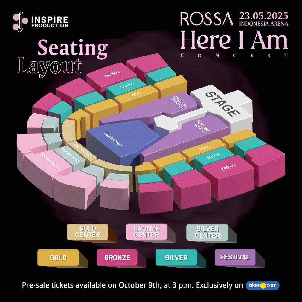 Penjualan Tiket Konser ‘Here I Am’ Rossa Dimulai Hari Ini, Berikut Rinciannya