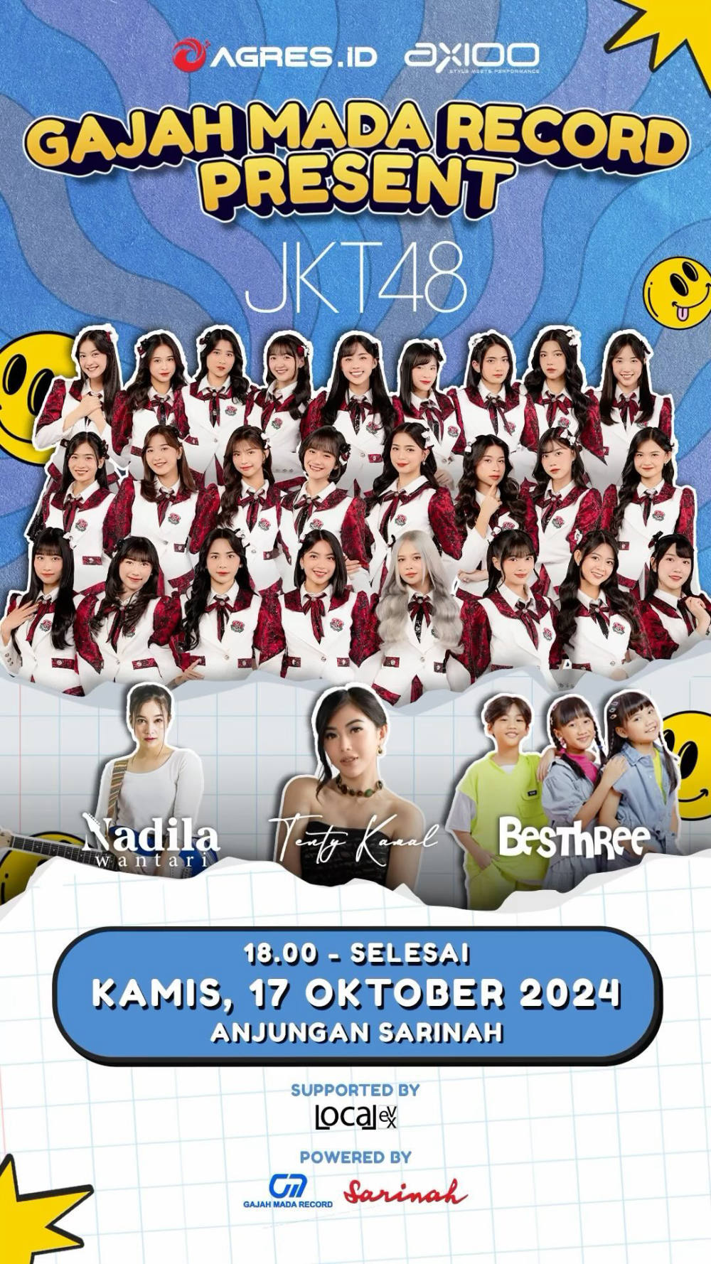 Konser Gratis JKT48 di Anjungan Sarinah, Hadirkan Nadila Wantari dan Artis Ternama Lainnya Konser Gratis JKT48 di Anjungan Sarinah, Hadirkan Nadila Wantari dan Artis Ternama Lainnya