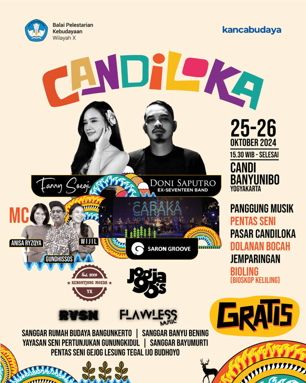 Candiloka 2024 Segera Hadir di Candi Banyunibo, Yogyakarta