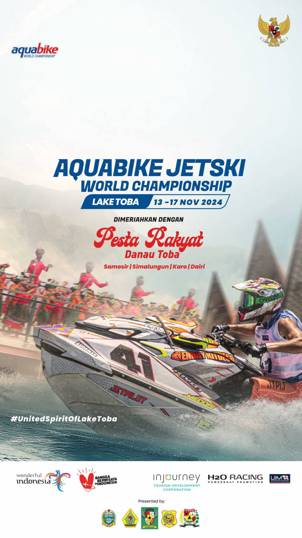 Aquabike Jetski World Championship 2024 Kembali Digelar di Danau Toba