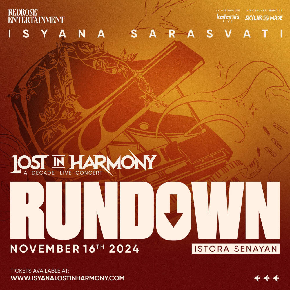 Rundown Acara Isyana Sarasvati Konser Satu Dekade “Lost in Harmony” di Istora Senayan Jakarta