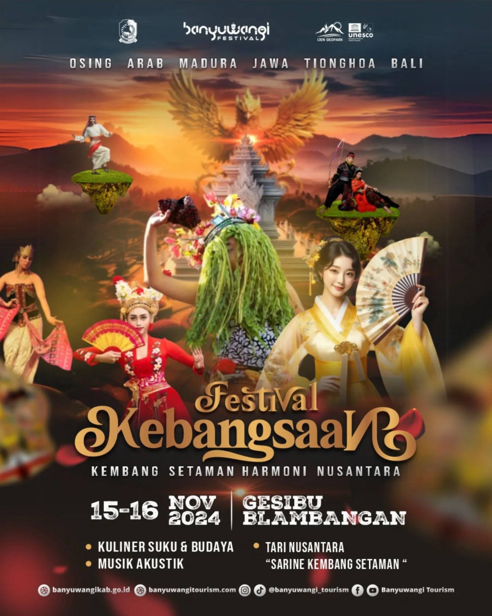 Festival Kebangsaan Banyuwangi Siap Digelar 15-16 November