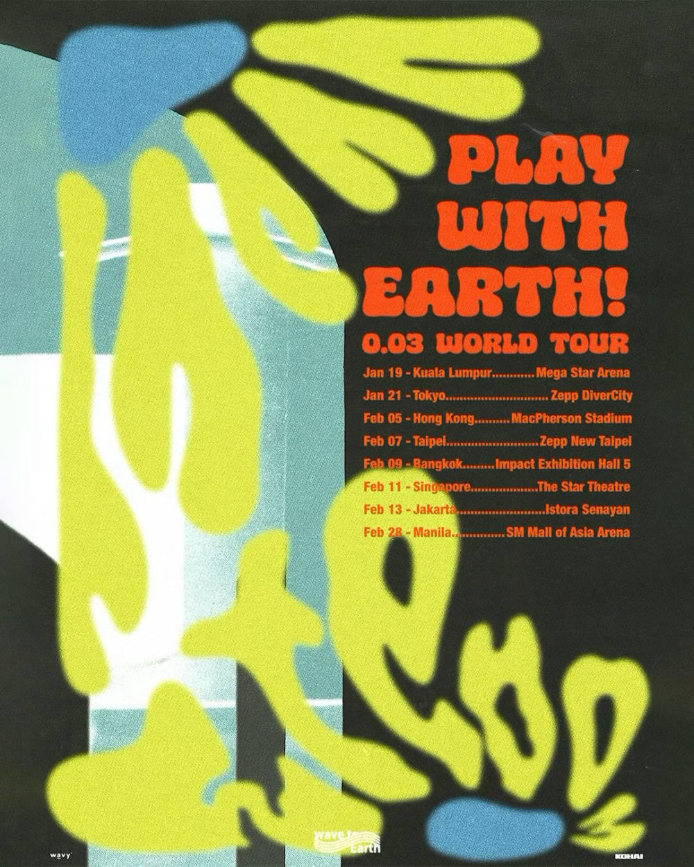 Band Indie Rock Korea Selatan wave to earth Umumkan World Tour “0.03” di Asia, Termasuk Jakarta pada 2025